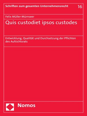 cover image of Quis custodiet ipsos custodes